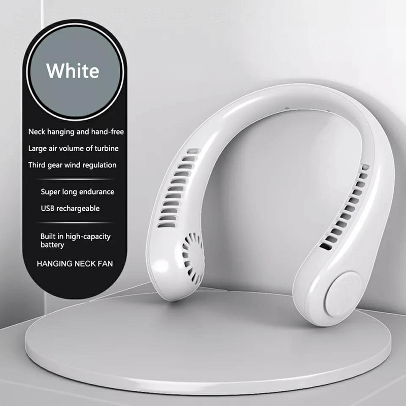 Smart Neck Hanging Fan - High Quality 3 Speeds Control Cooling Fan