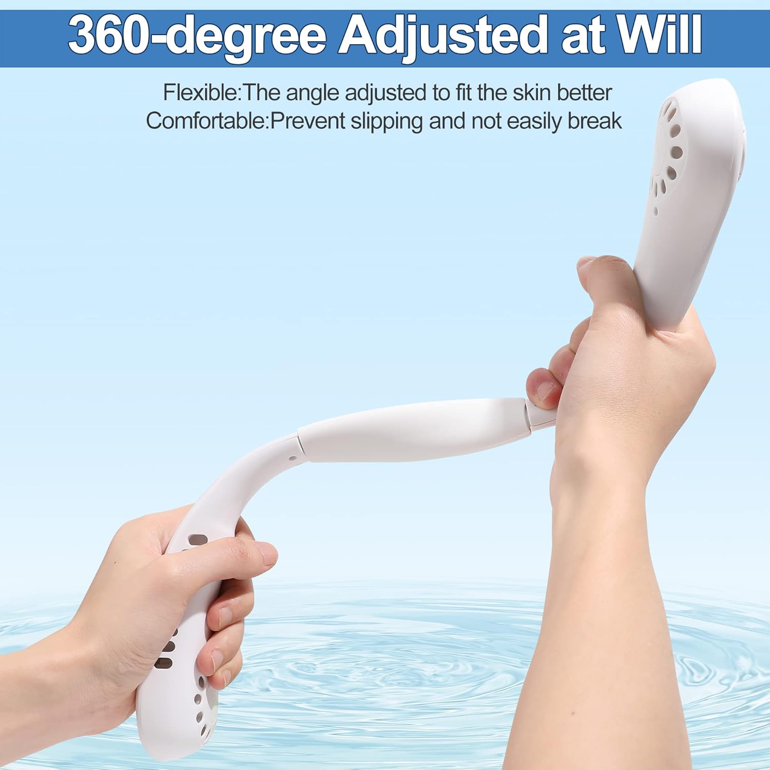 Smart Neck Hanging Fan - High Quality 3 Speeds Control Cooling Fan